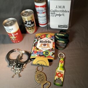 A Collection of Novelty Items and Beer Memorabilia.